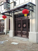 铝合金雨棚：安装便捷，维护省心